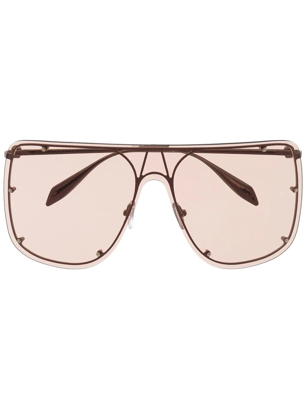 oversized-frame sunglasses - 1