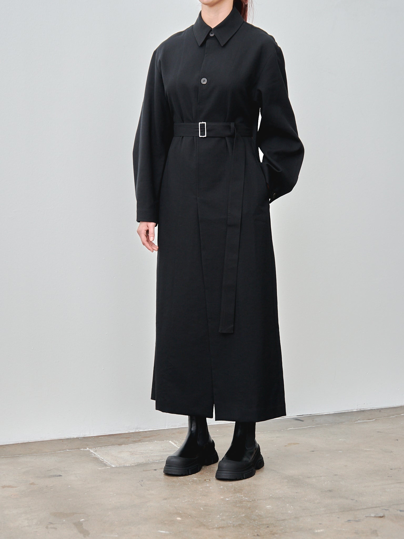 Mor Wrap Dress - Black - 3