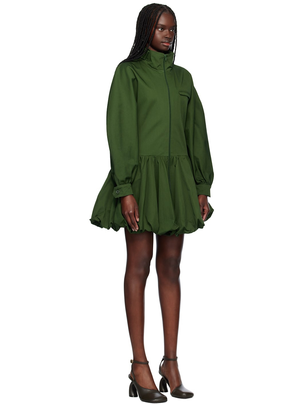Green Normandy Minidress - 2