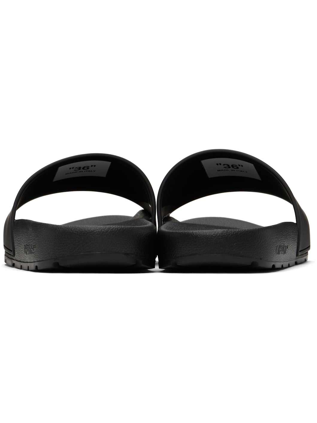 Black 'This That' Pool Slides - 2