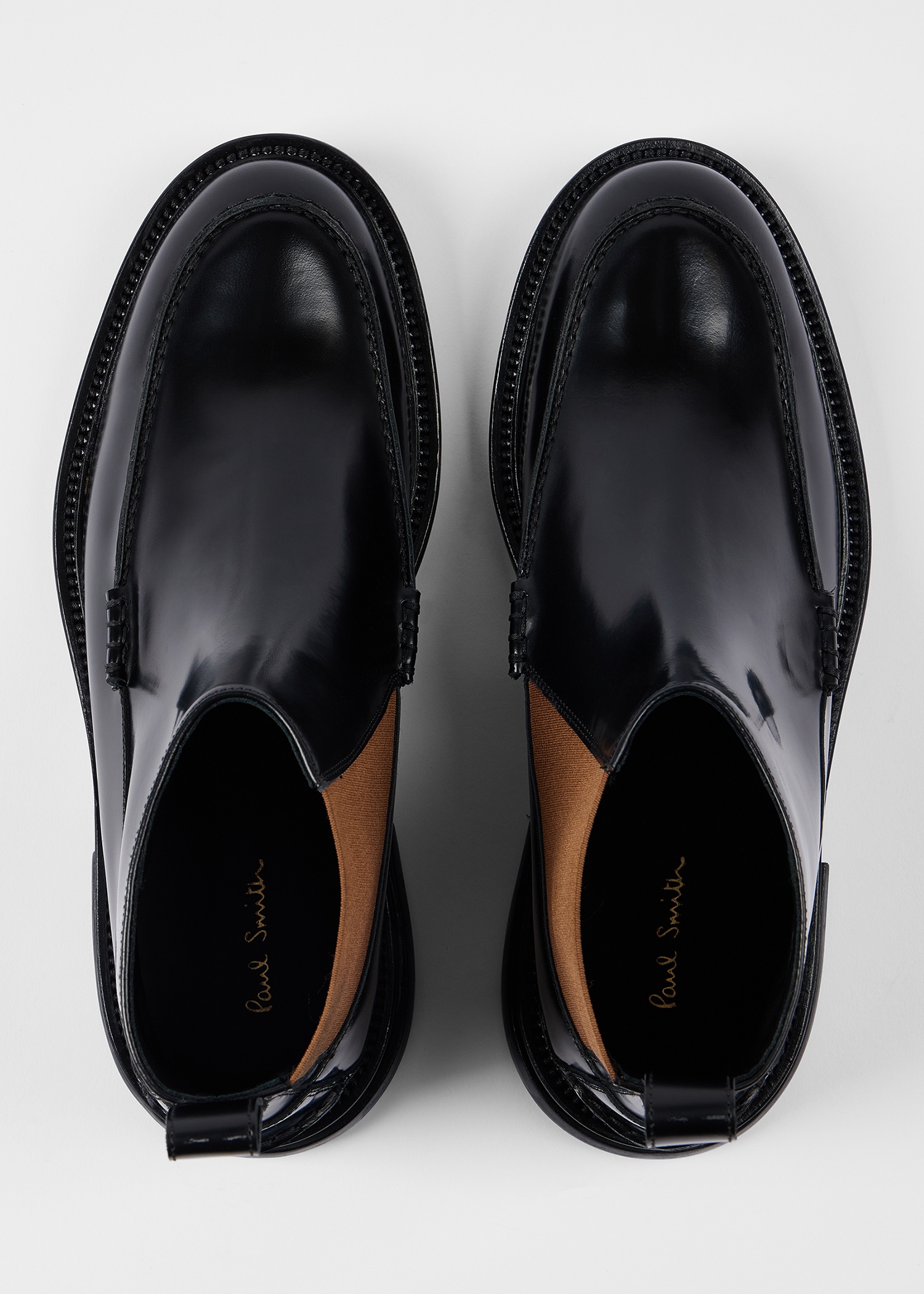 Black Leather 'Garth' Boots - 3
