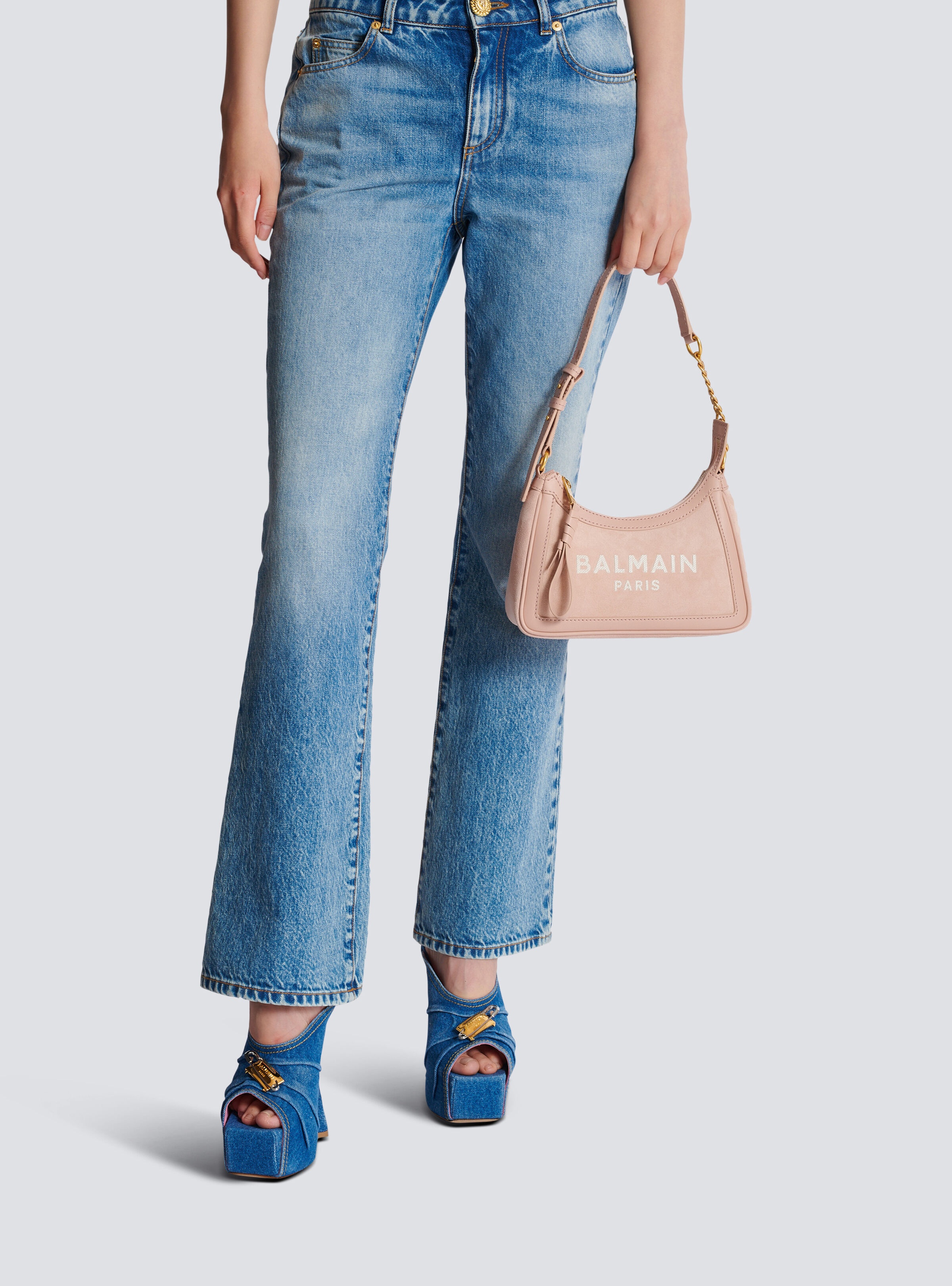 Suede B-Army Shoulder bag - 8