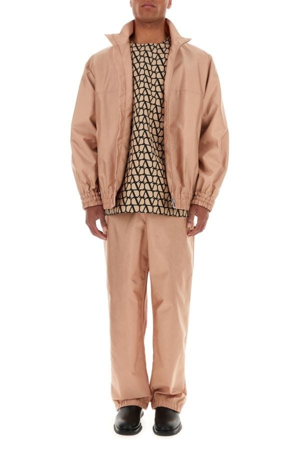 Powder pink nylon pant - 2