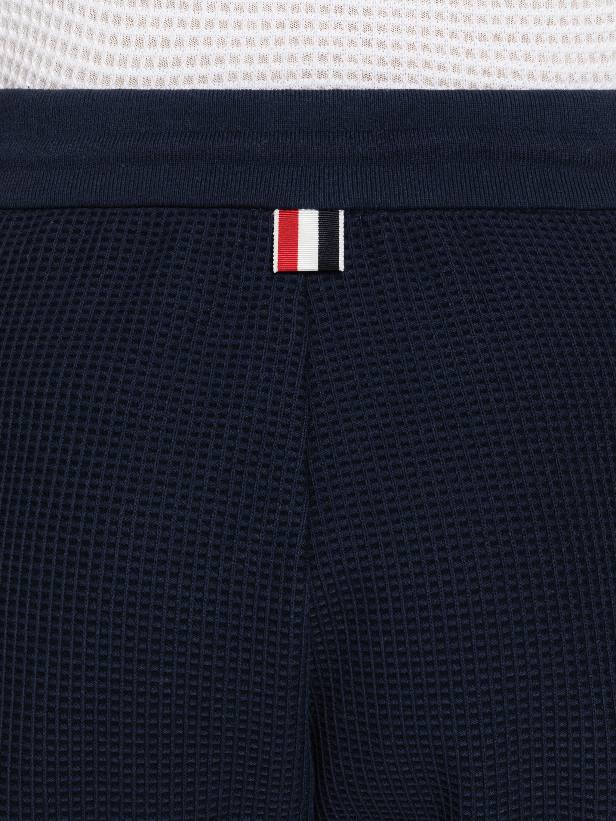 Sequin Lobster Mid-Thigh Shorts In Textured Check - 6