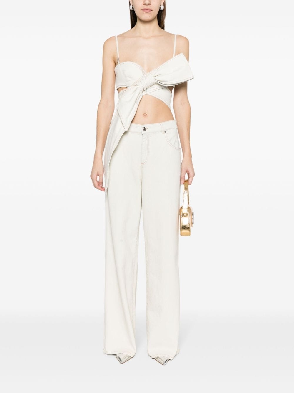 bleach-wash boyfriend jeans - 2