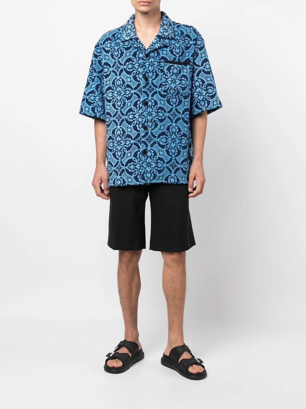 Oriental Towel-print short-sleeve shirt - 2