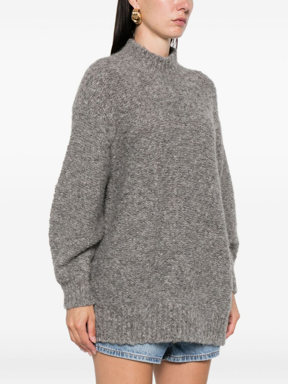 high-neck sweater - 3
