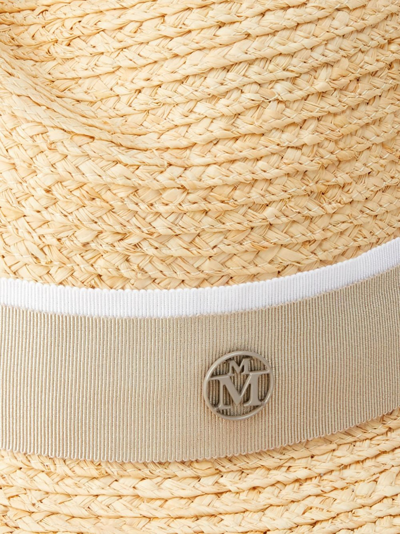 MAISON MICHEL Virginie ribbon-detailed hat outlook