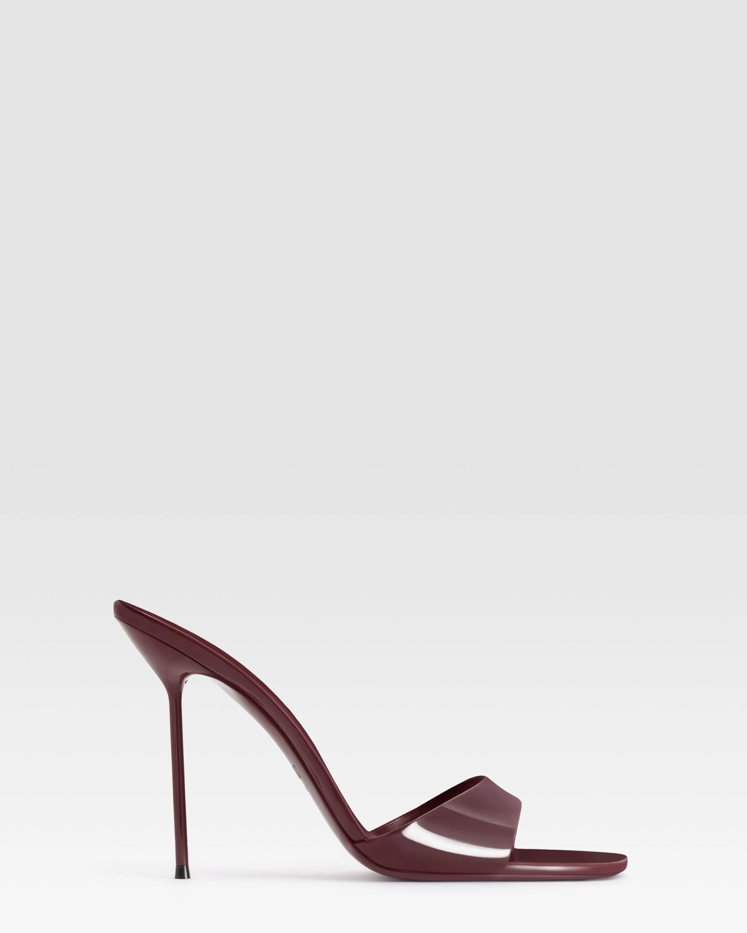PATENT LEATHER MULE - 1