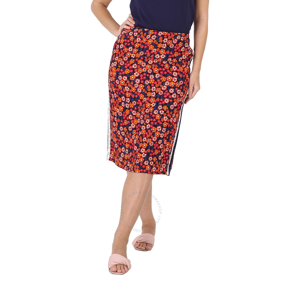 Marni Ladies Floral-print Straight Skirt - 3