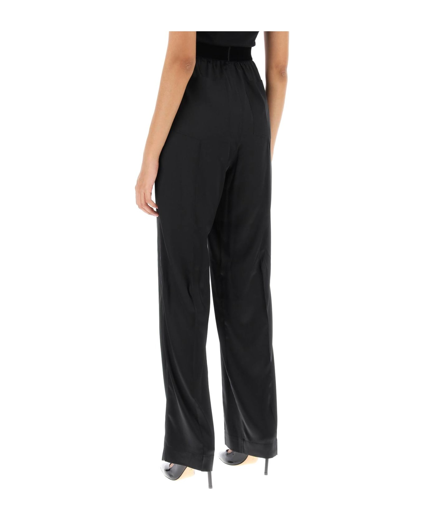 Satin Trousers - 4