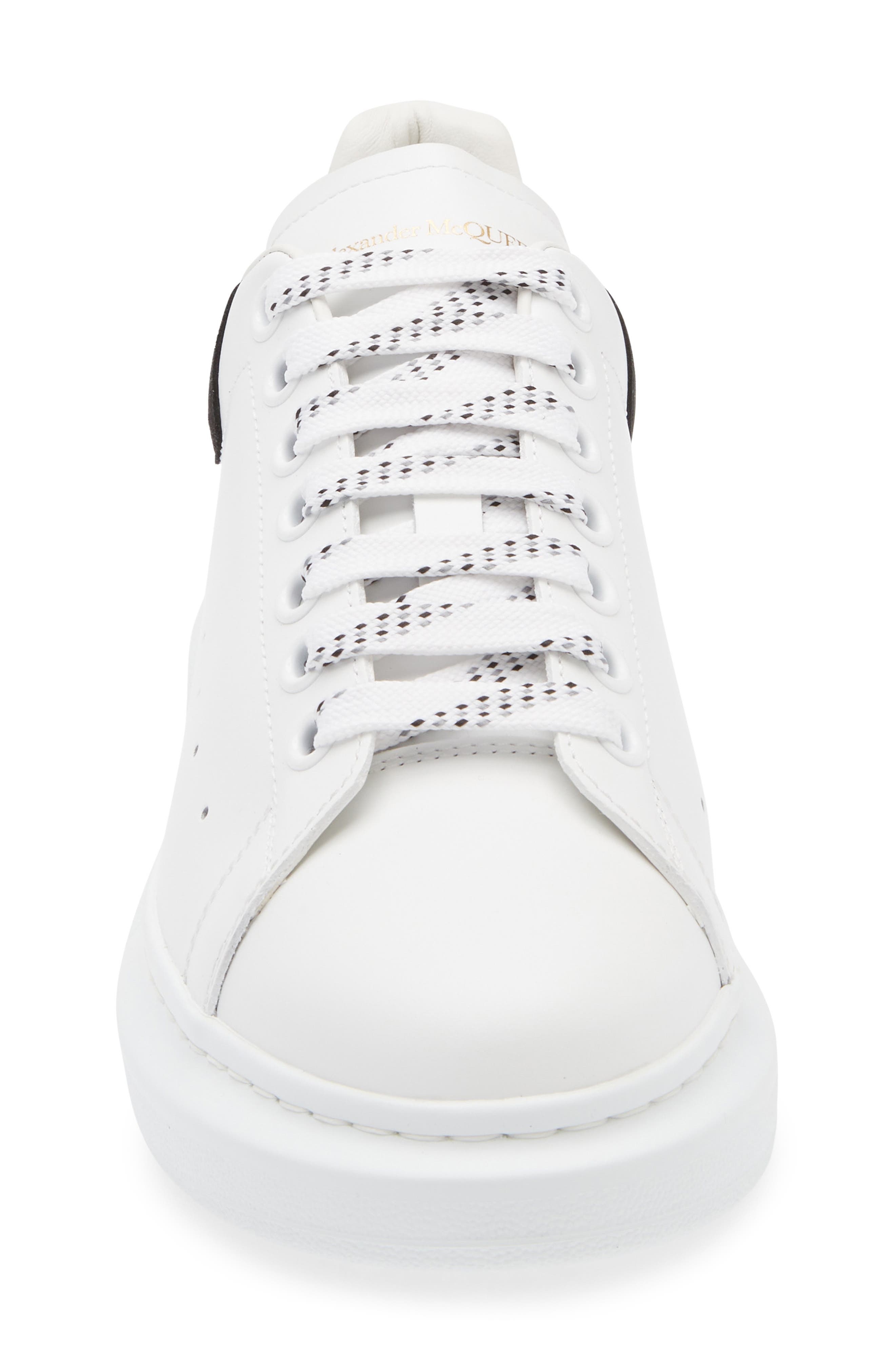 McQueen Oversized Sneaker in White/Black at Nordstrom - 4