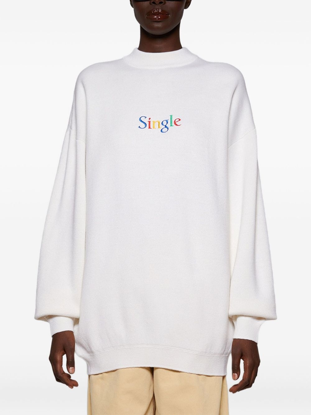 embroidered sweatshirt - 3