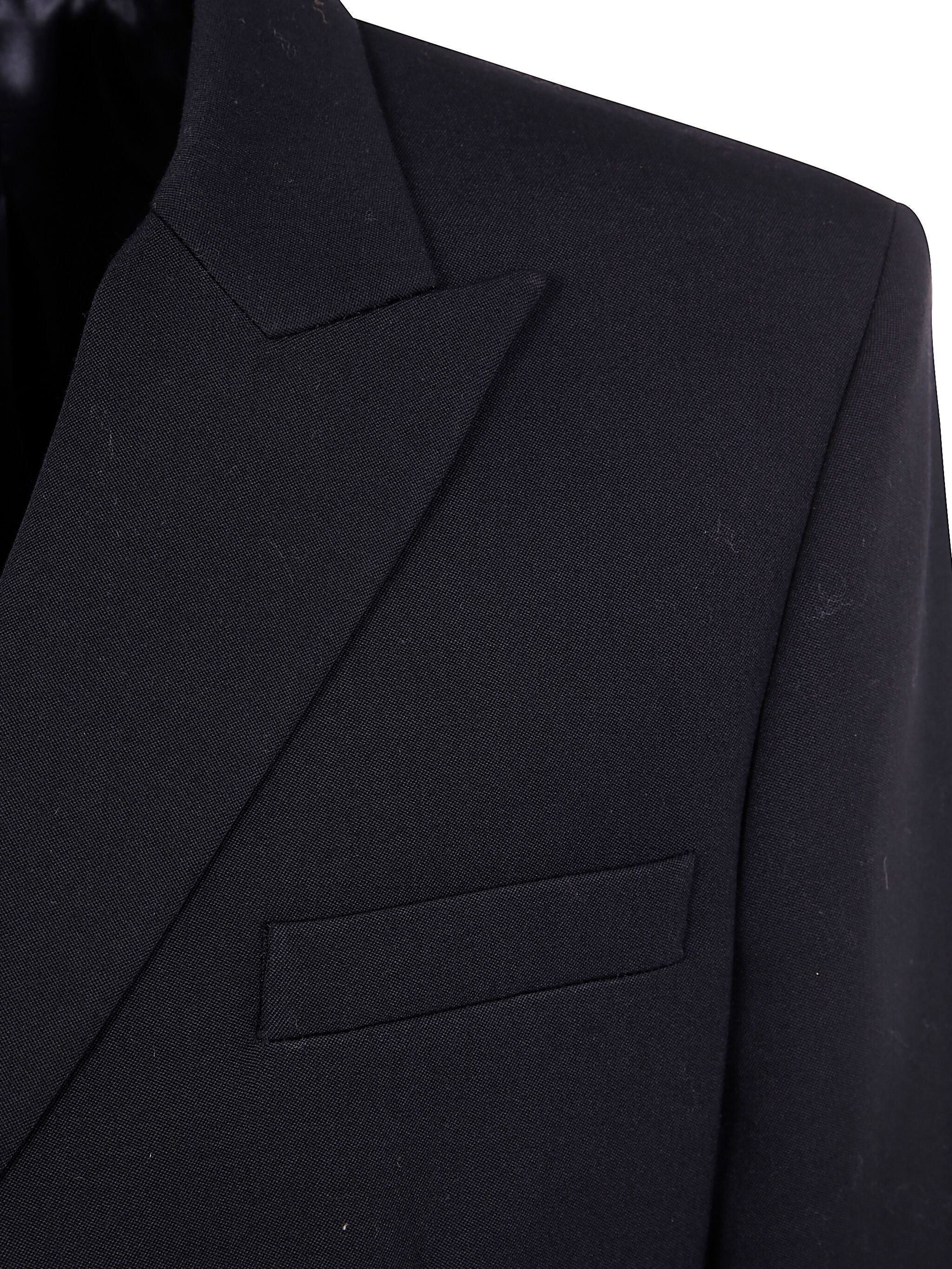 Wool Double-breasted Blazer - 2