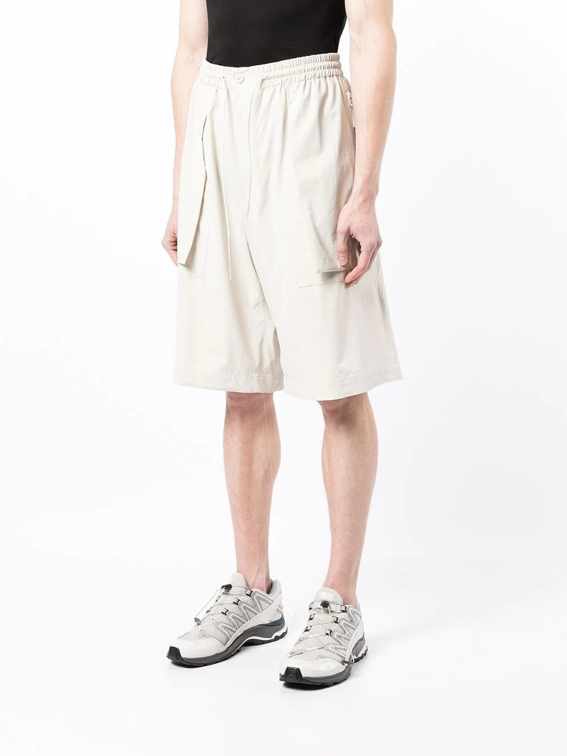 drawstring-waist knee-length shorts 3