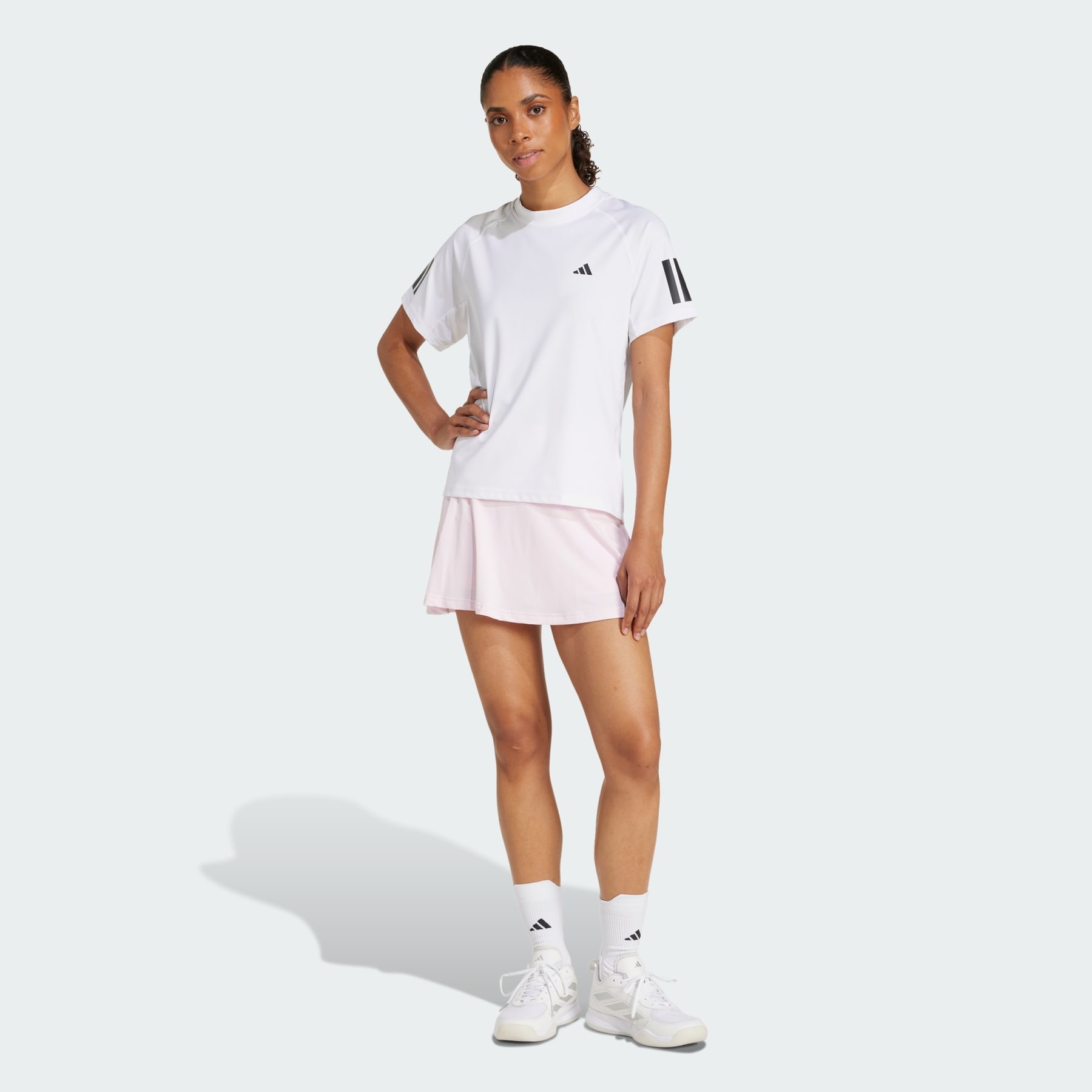 Club 3-Stripes Tennis Climacool Tee - 5