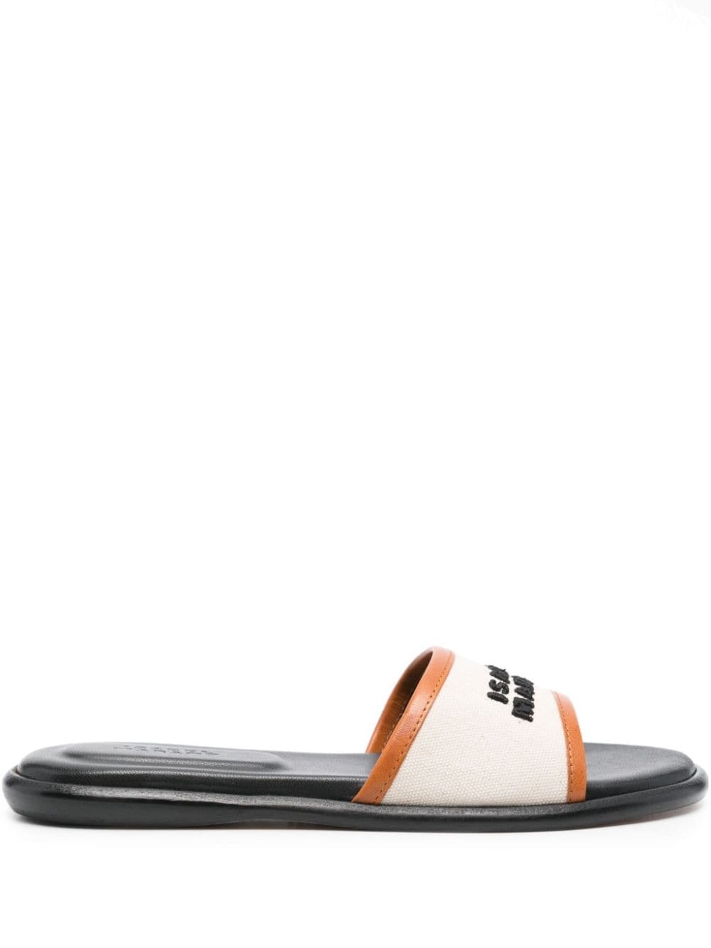 Isabel Marant Vikee logo flat sandals | tessabit | REVERSIBLE