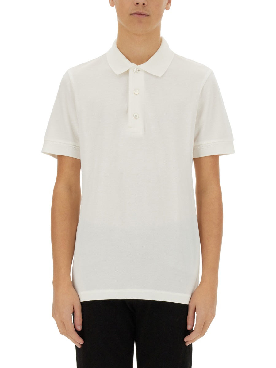 Tom Ford Men Piquet Polo - 1
