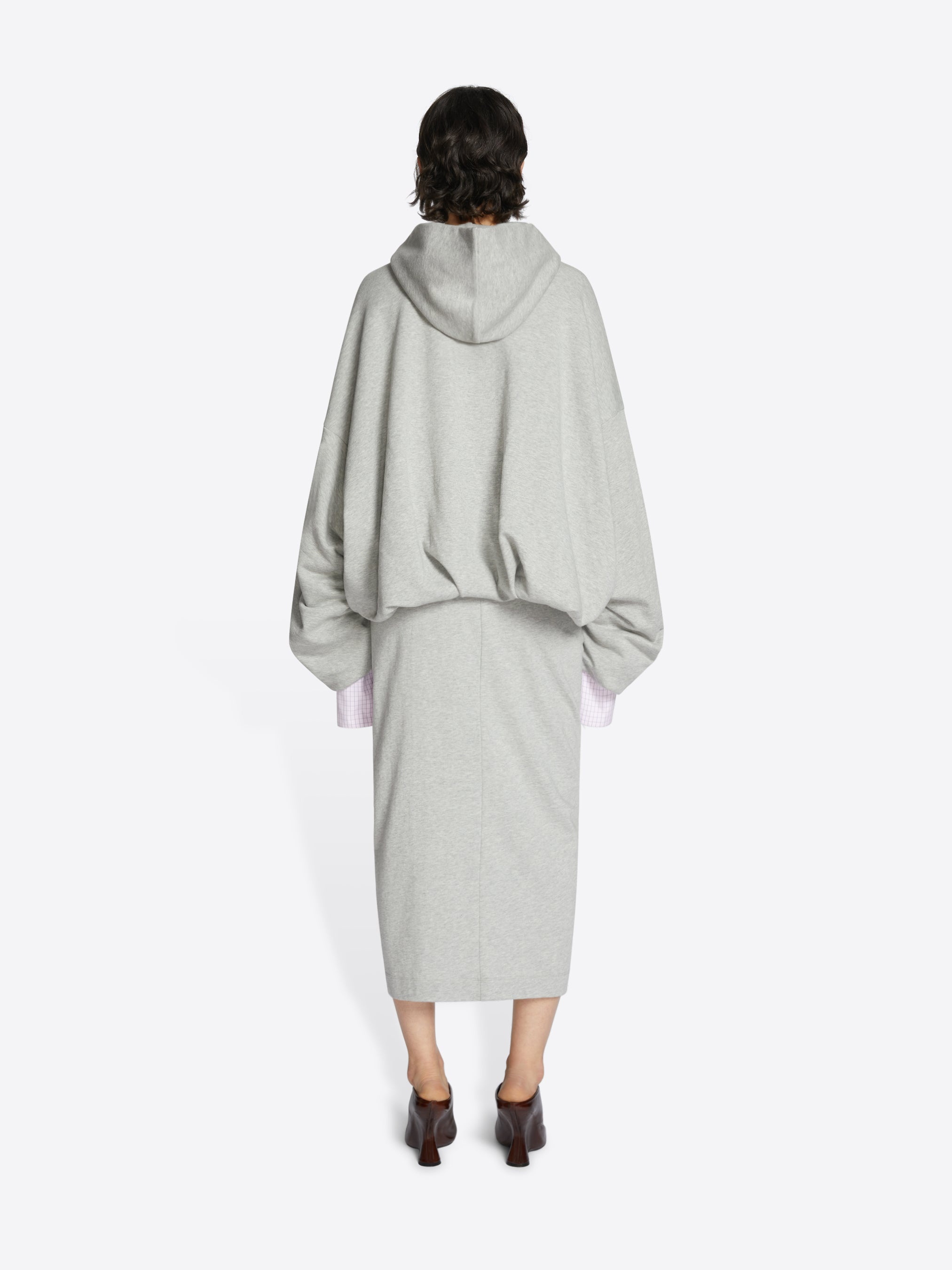 DRAPED HOODIE - 4