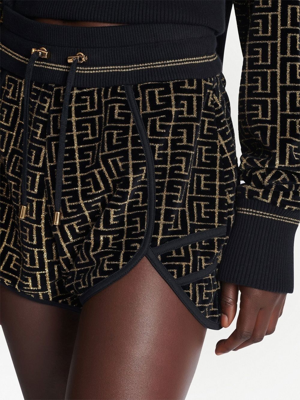 monogram running shorts - 5