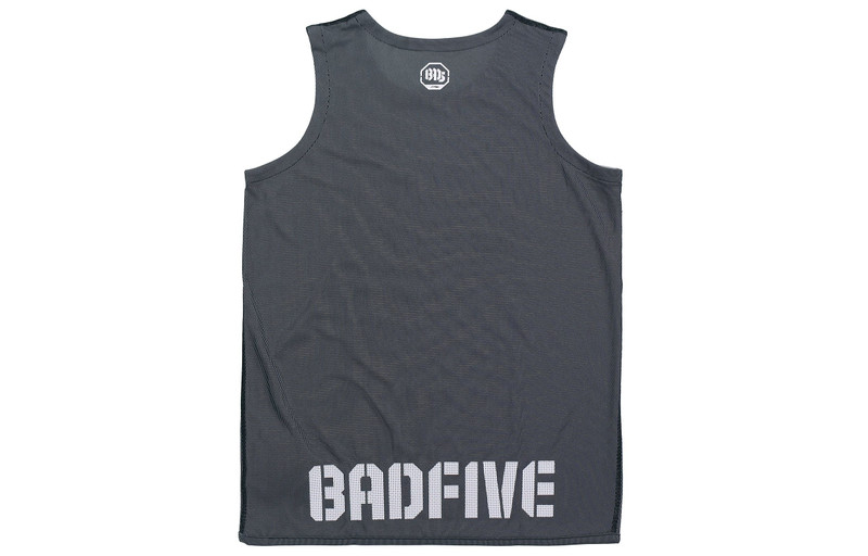 Li-Ning Li-Ning BadFive Logo Basketball Competition Jersey 'Grey' AAYR207-4 outlook