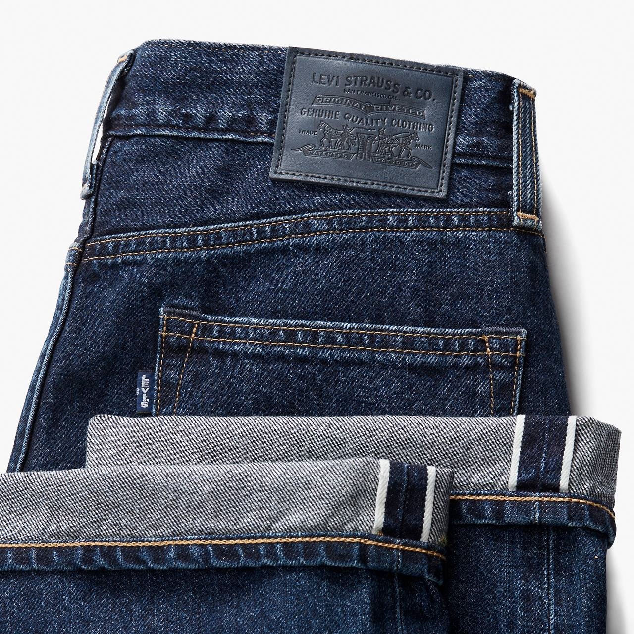 LEVI'S® WOMEN'S JAPANESE SELVEDGE PLANK STRAIGHT JEANS - 9