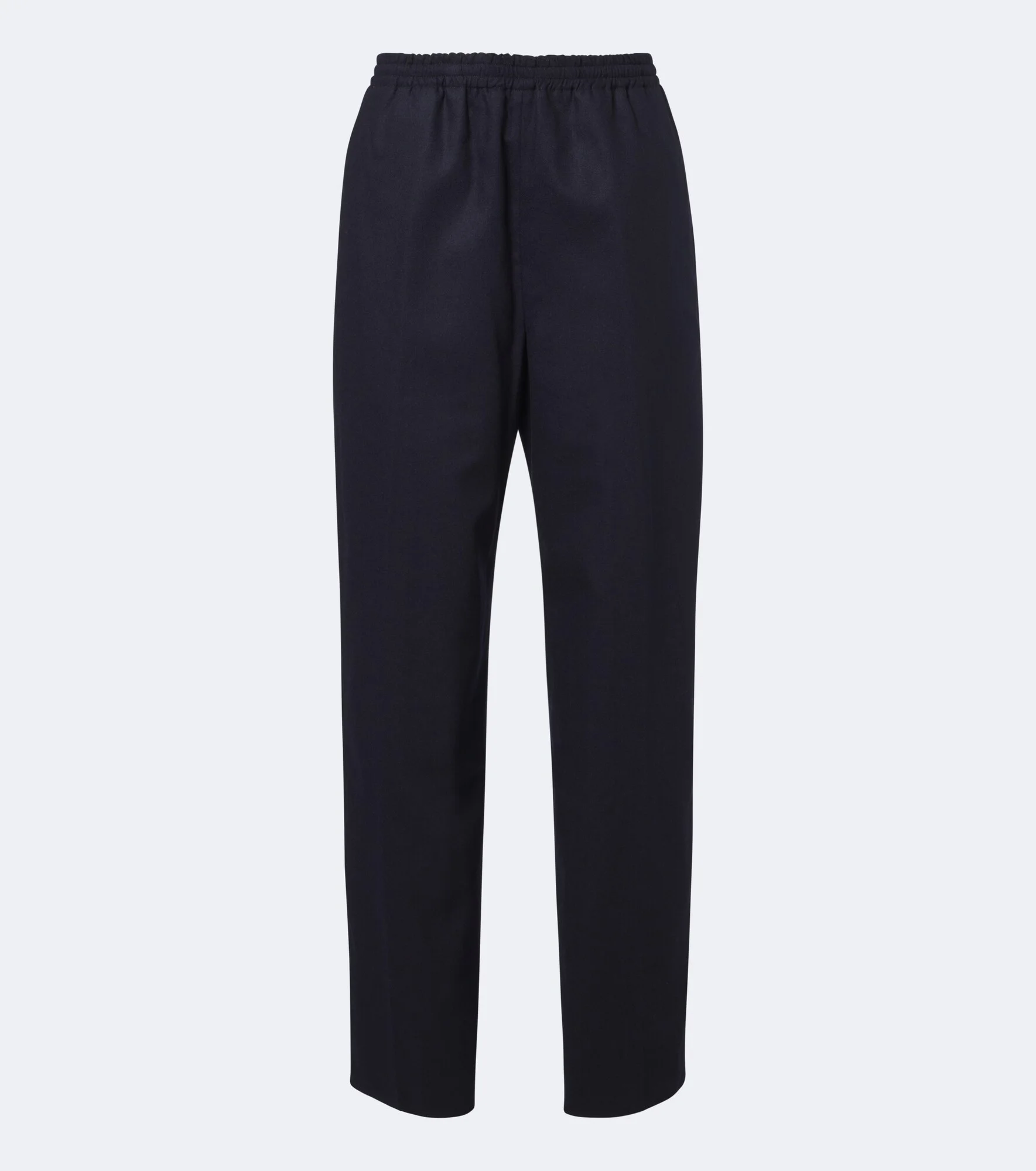 Wool straight pants - 1
