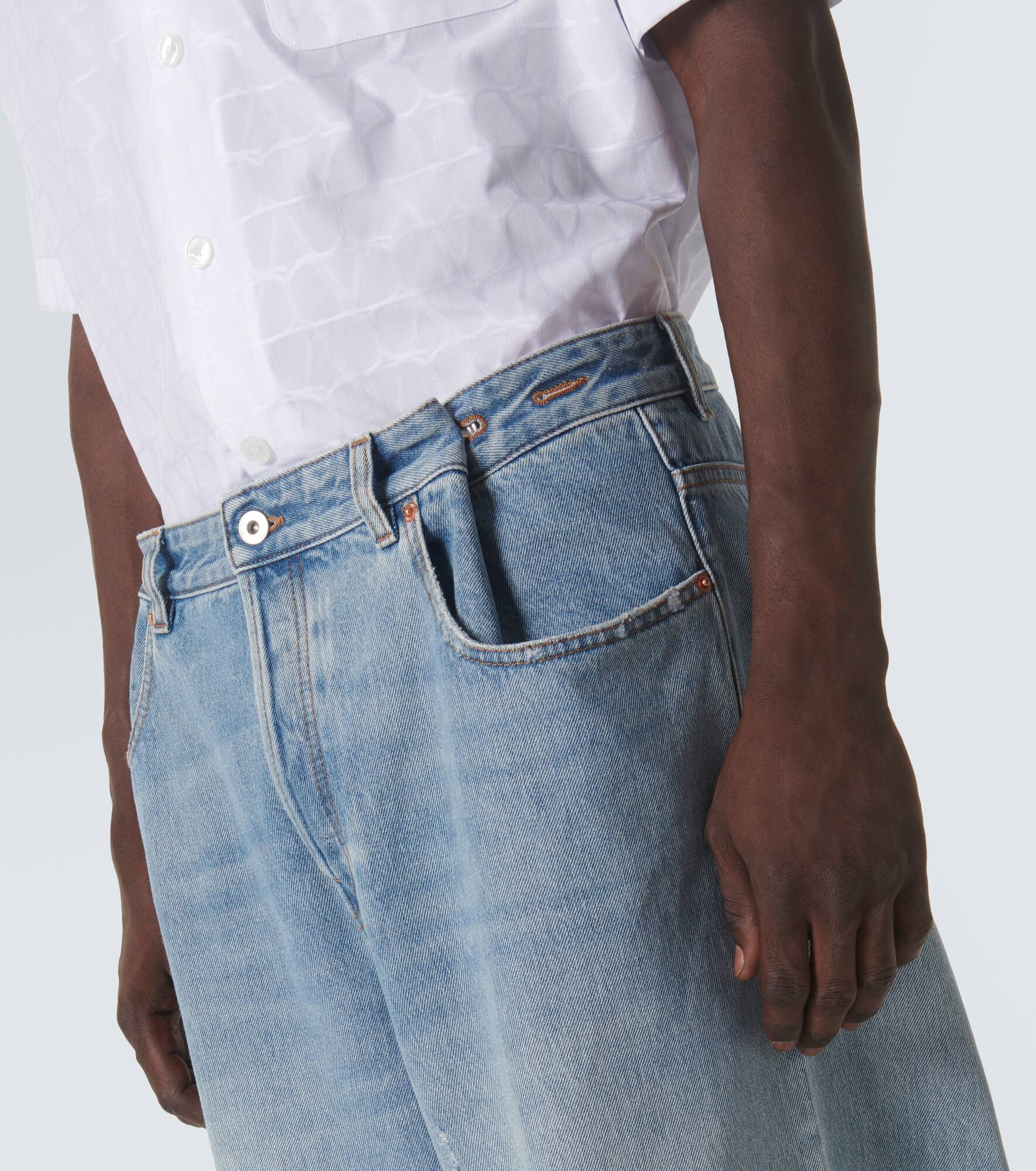 Low-rise straight jeans - 5
