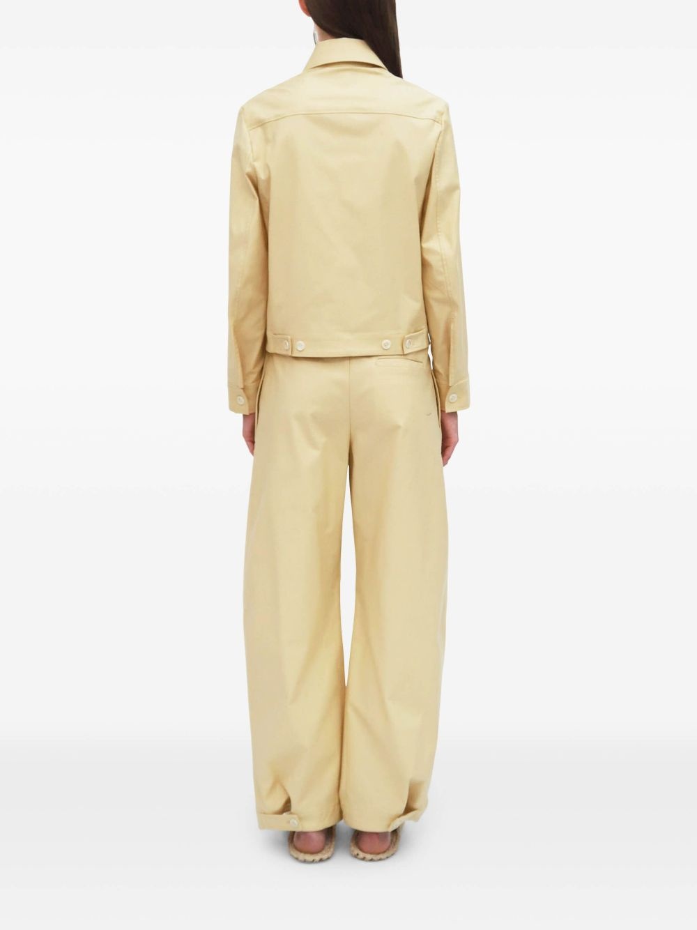 belted tapered trousers - 4