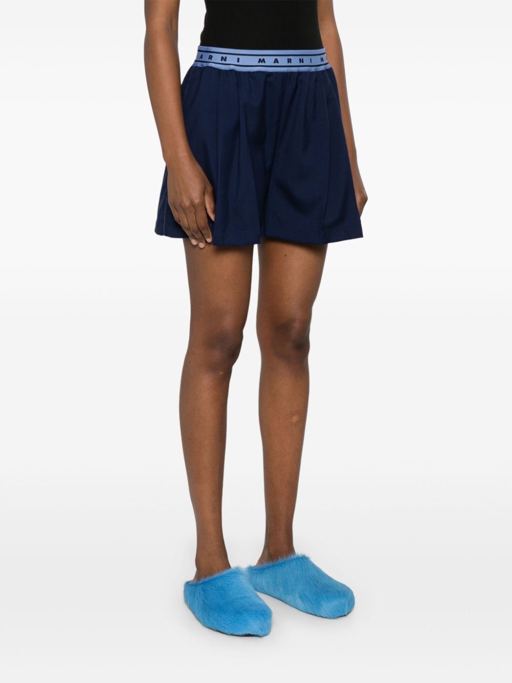 pleated shorts - 3