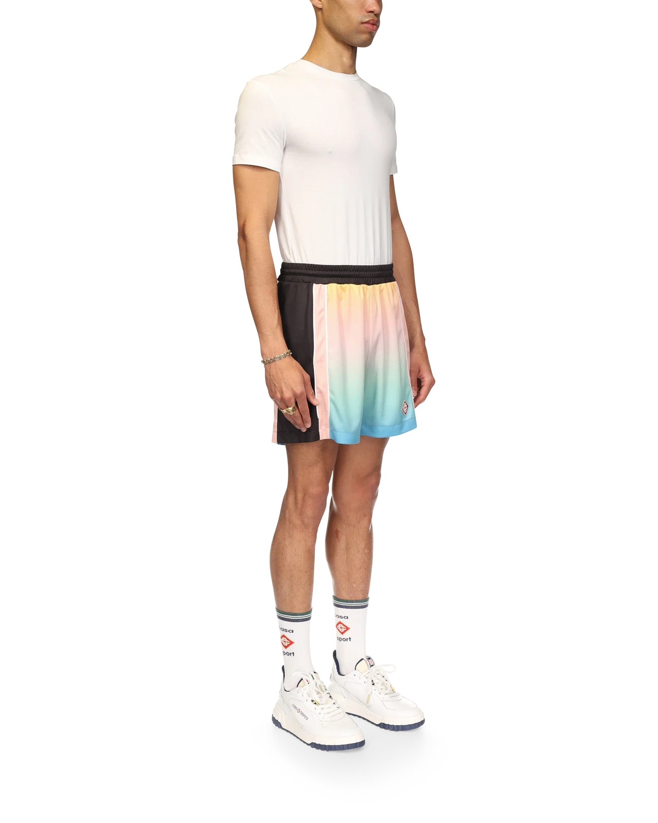 Pastel Gradient Football Shorts - 5