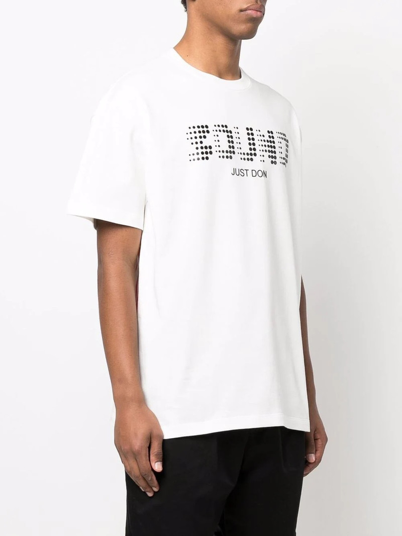 Sound-print short-sleeve T-shirt 4