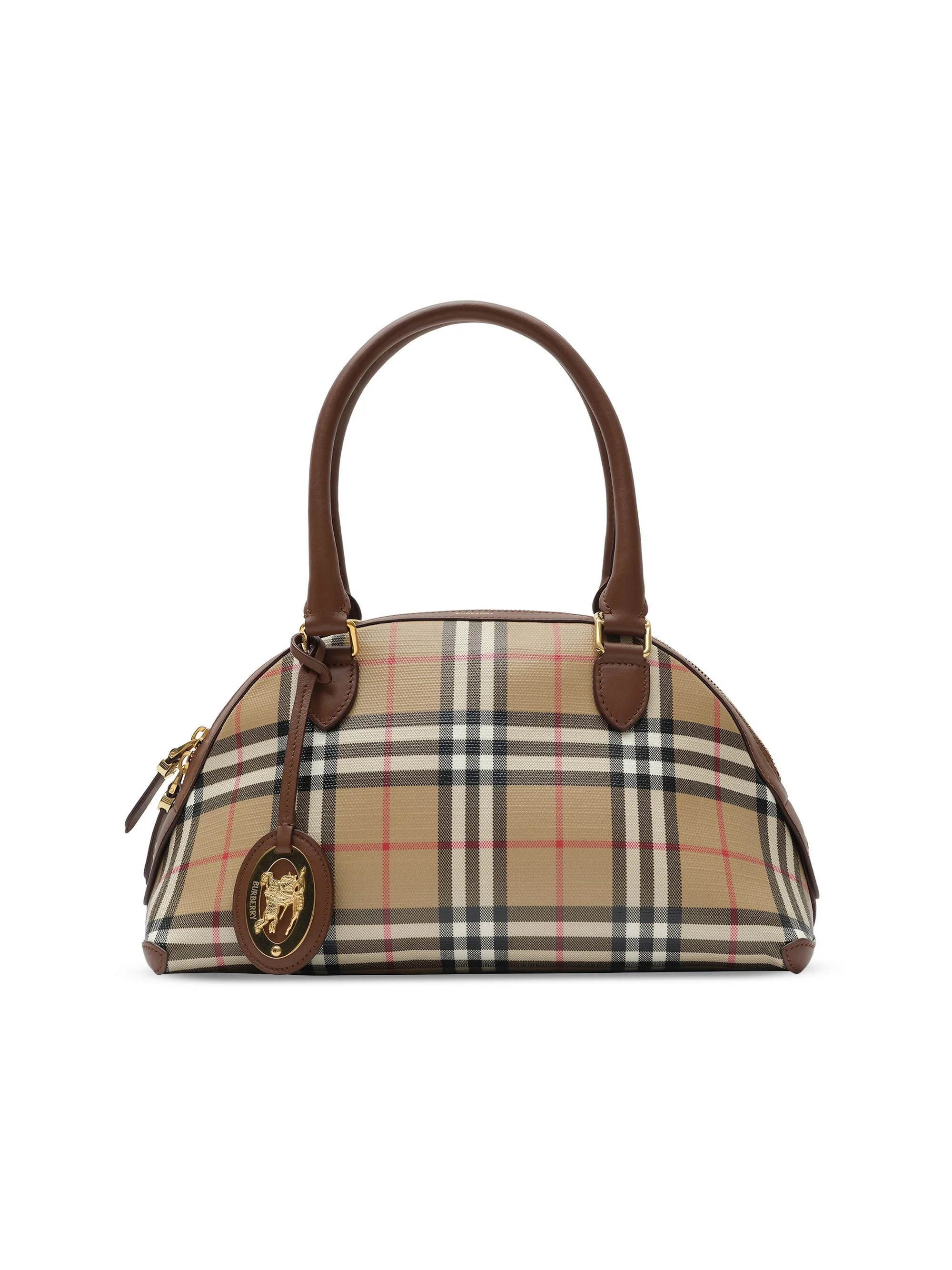 Women's Primrose Small Check Top Handle Bag - Archive Beige - 1
