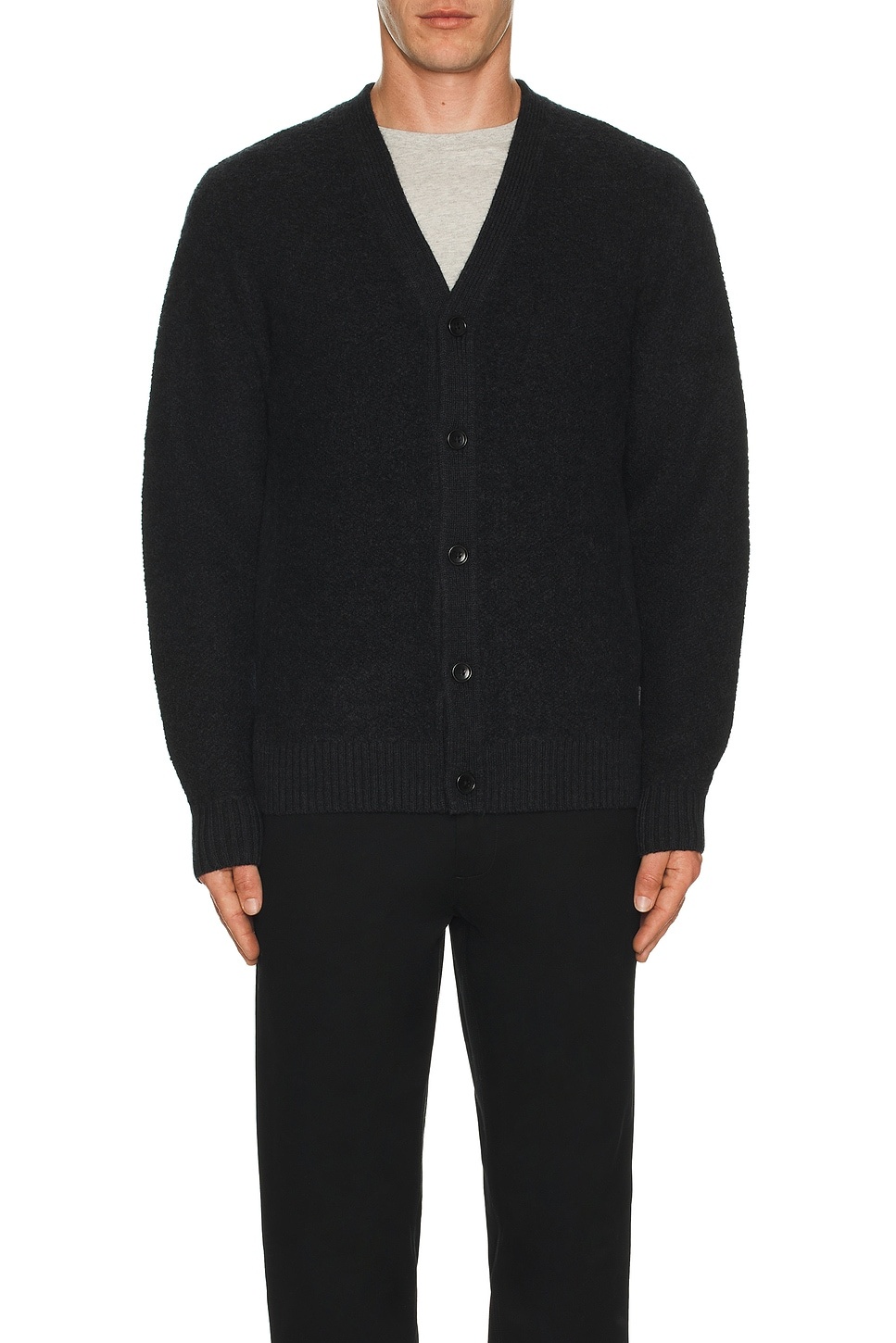 Textured Boucle Turf Cardigan - 3