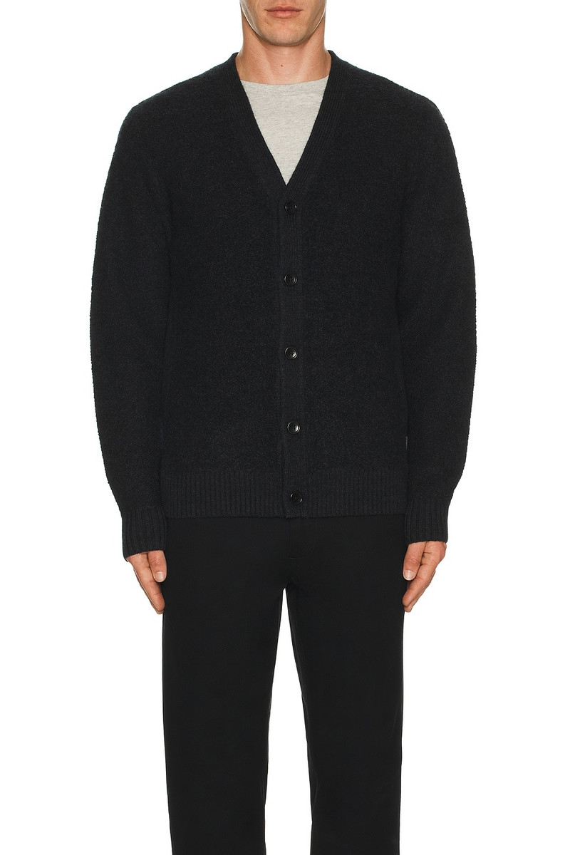 Reigning Champ Textured Boucle Turf Cardigan outlook