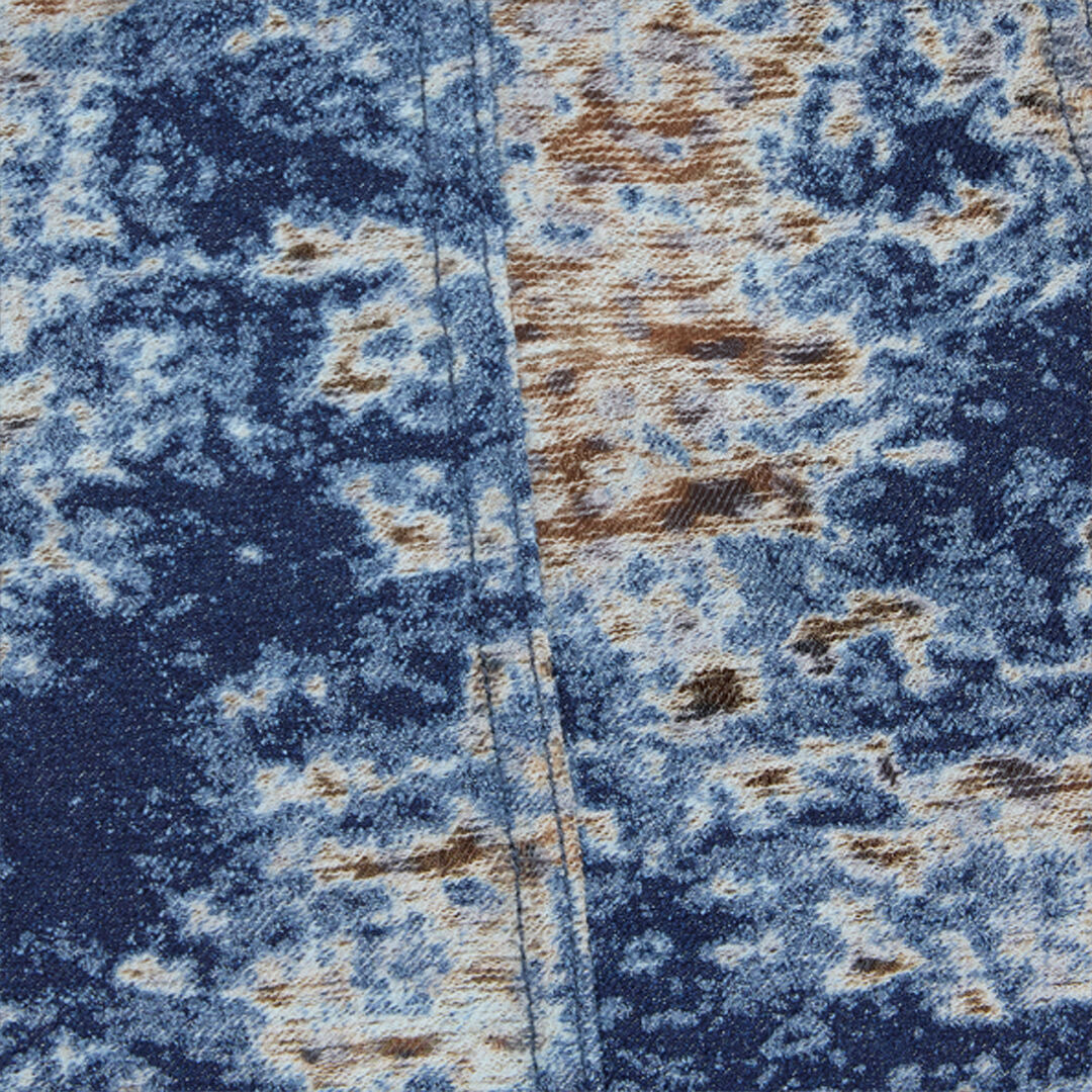 Mini Dress With Discoloration - 5