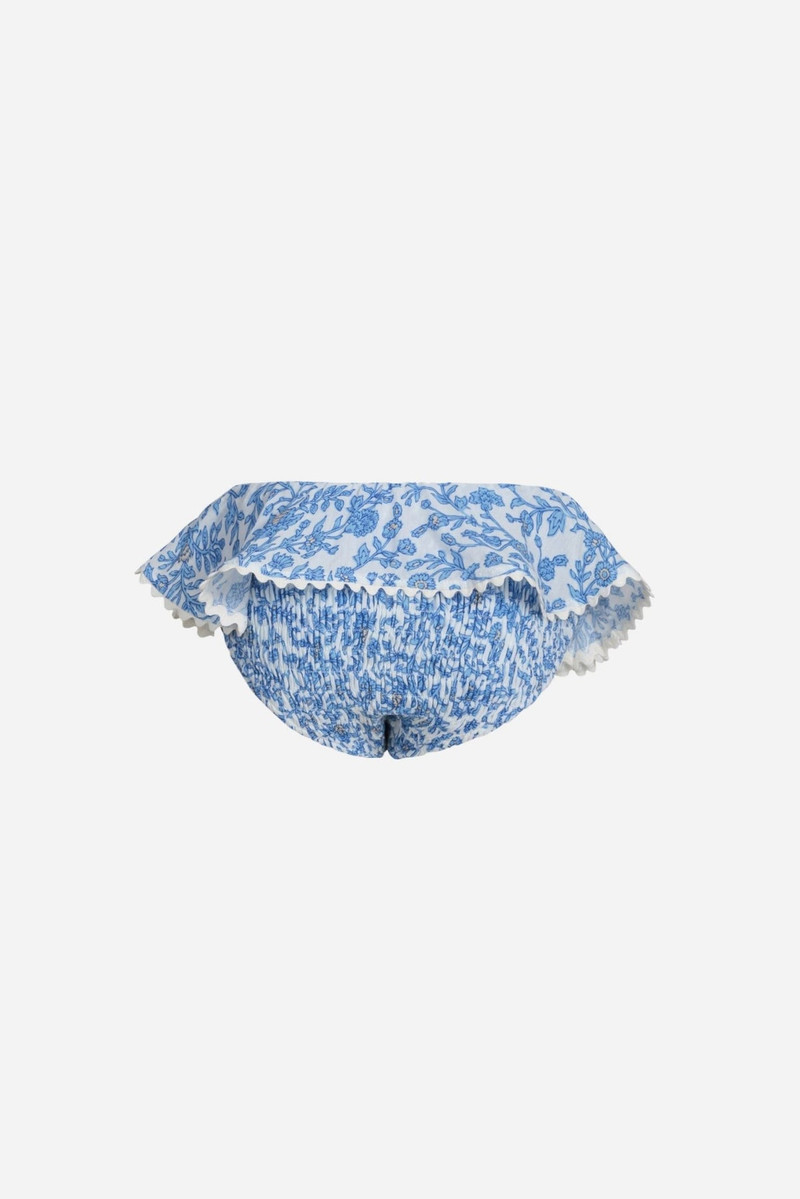 Poupette St Barth Panty Chiara for girls - Blue Lazuli outlook