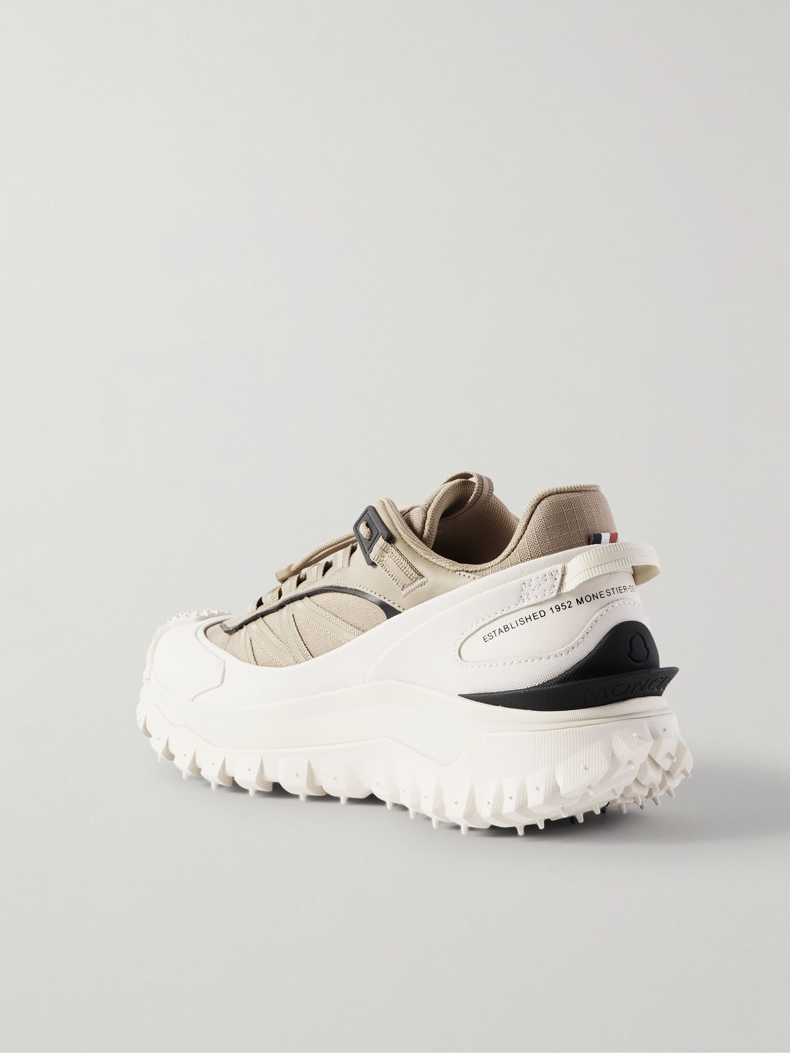 Trailgrip GTX Leather-Trimmed Ripstop and Rubber Sneakers Neutral - 4
