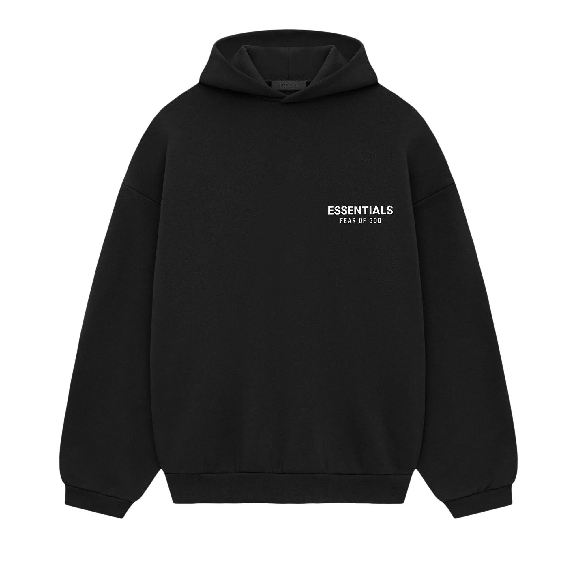Fear of God Essentials Fleece Hoodie II 'Black' - 1