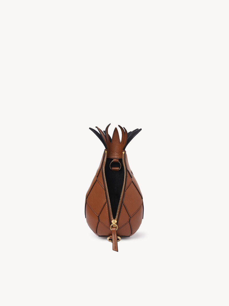 PINEAPPLE SHOULDER BAG IN GRAINED LEATHER 5
