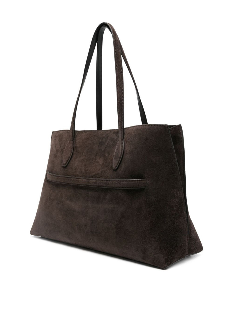 TOTEME suede lounge tote bag outlook