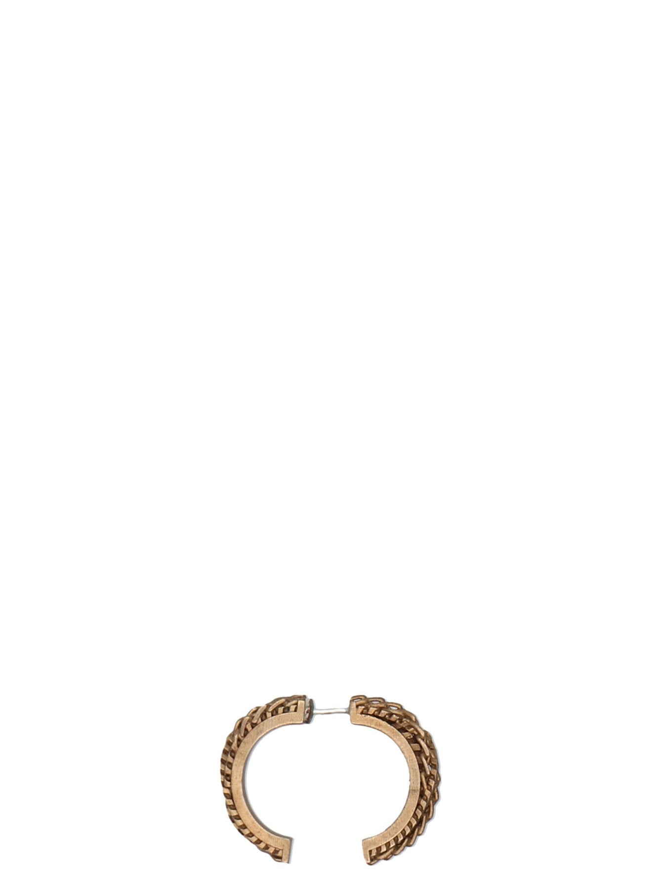 Single Chain Earring Jewelry Gold - 1