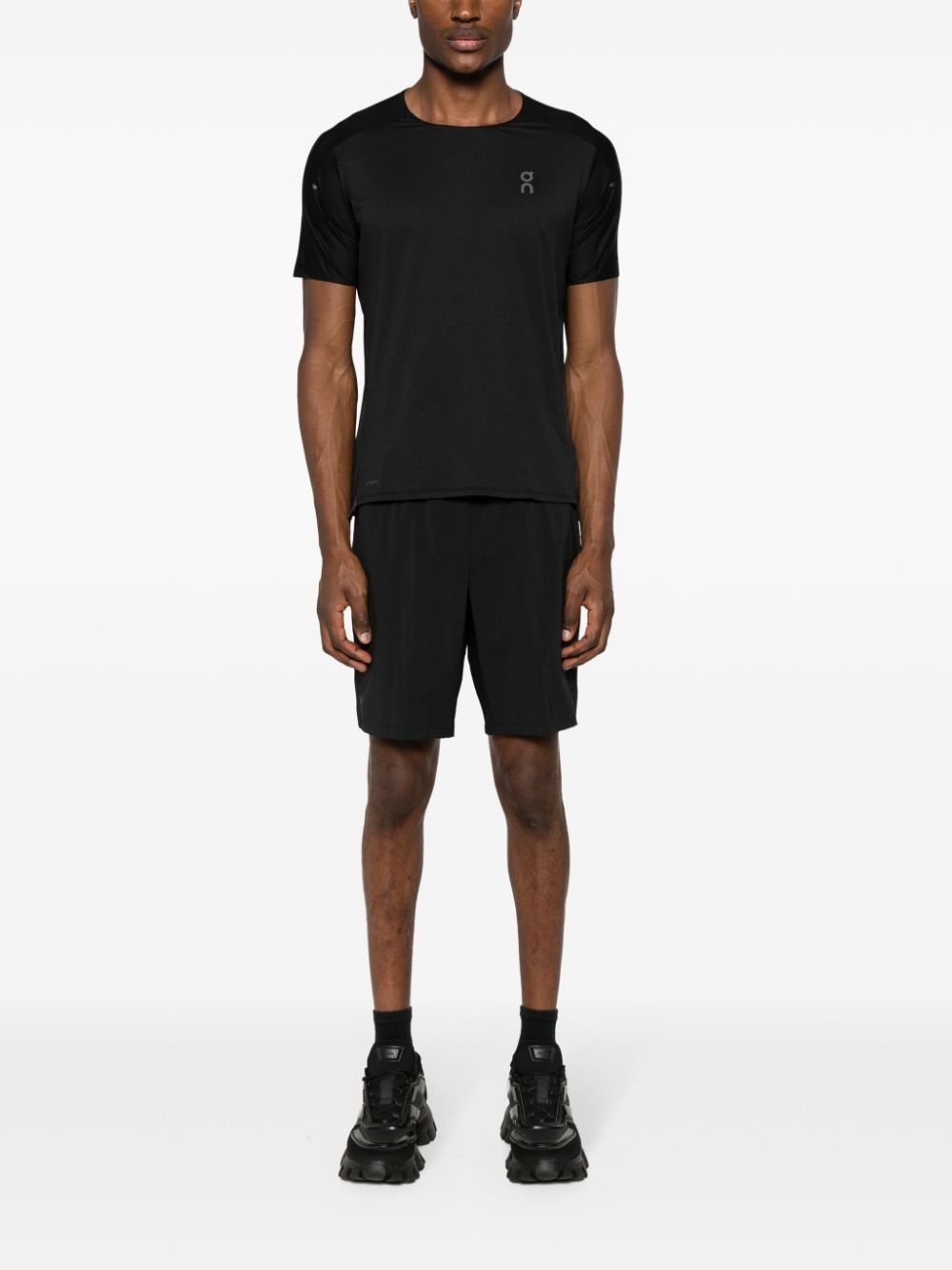 Performance-T panelled-design T-shirt - 2
