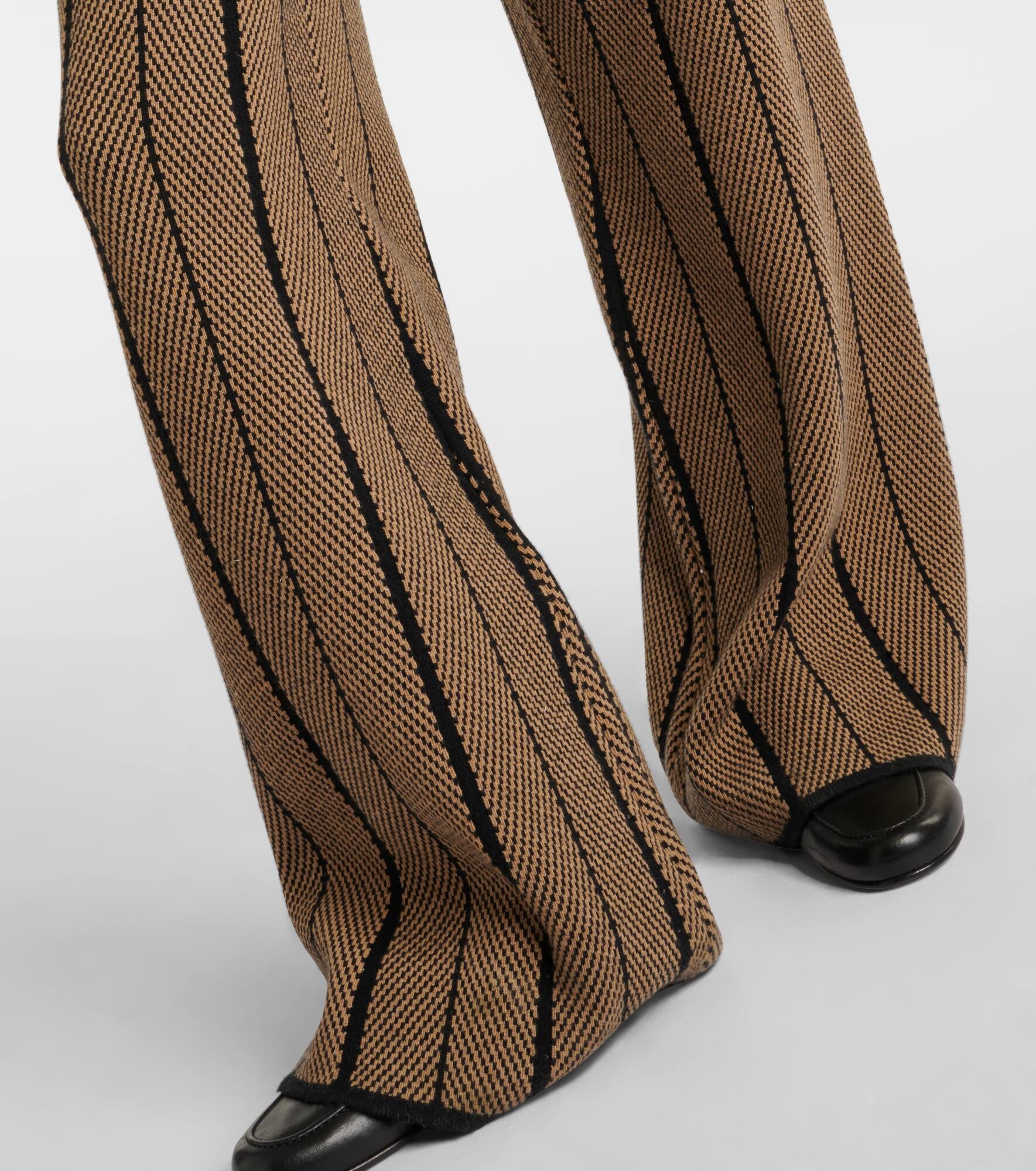 JOSEPH★ Chevron wool jacquard straight pants JOSEPH Chevron wool jacquard straight pants | mytheresa