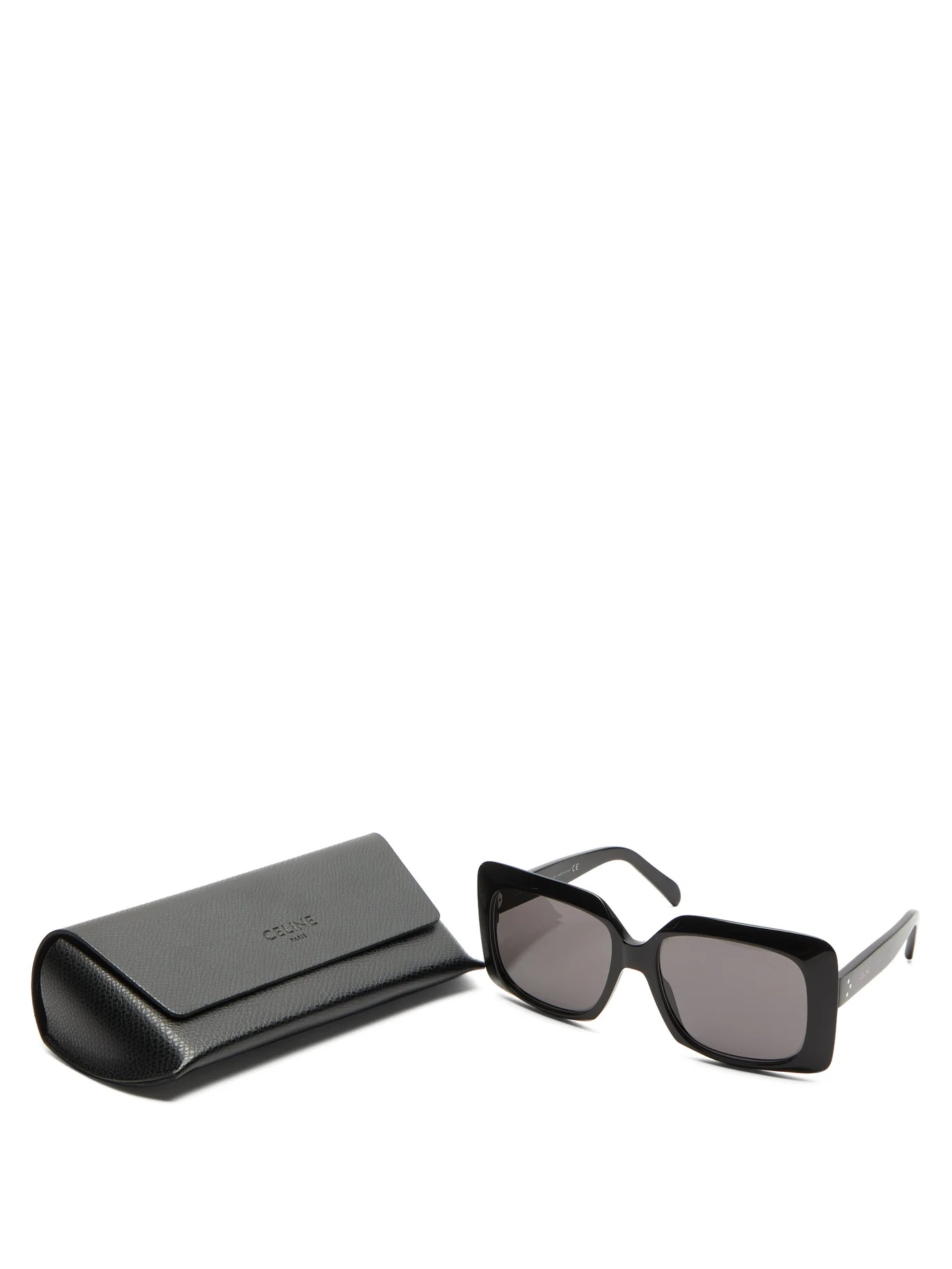 Oversized square acetate sunglasses - 5