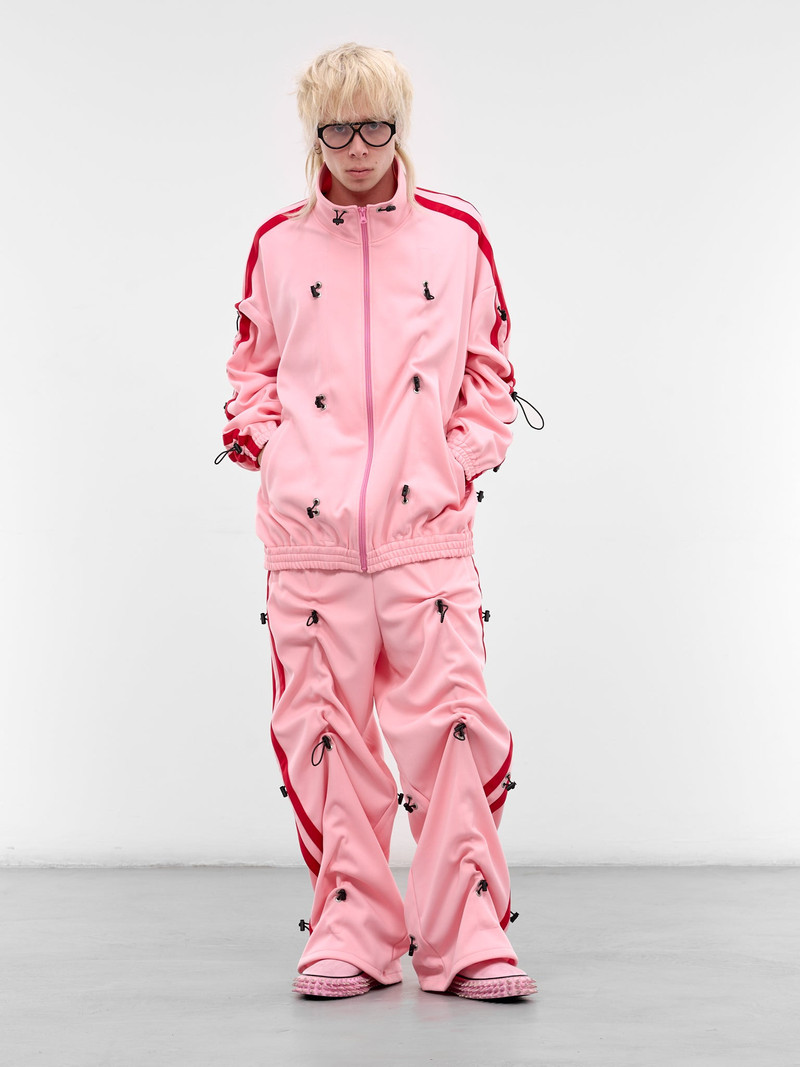 KIDILL Pink Bungee Striped Track Pants outlook