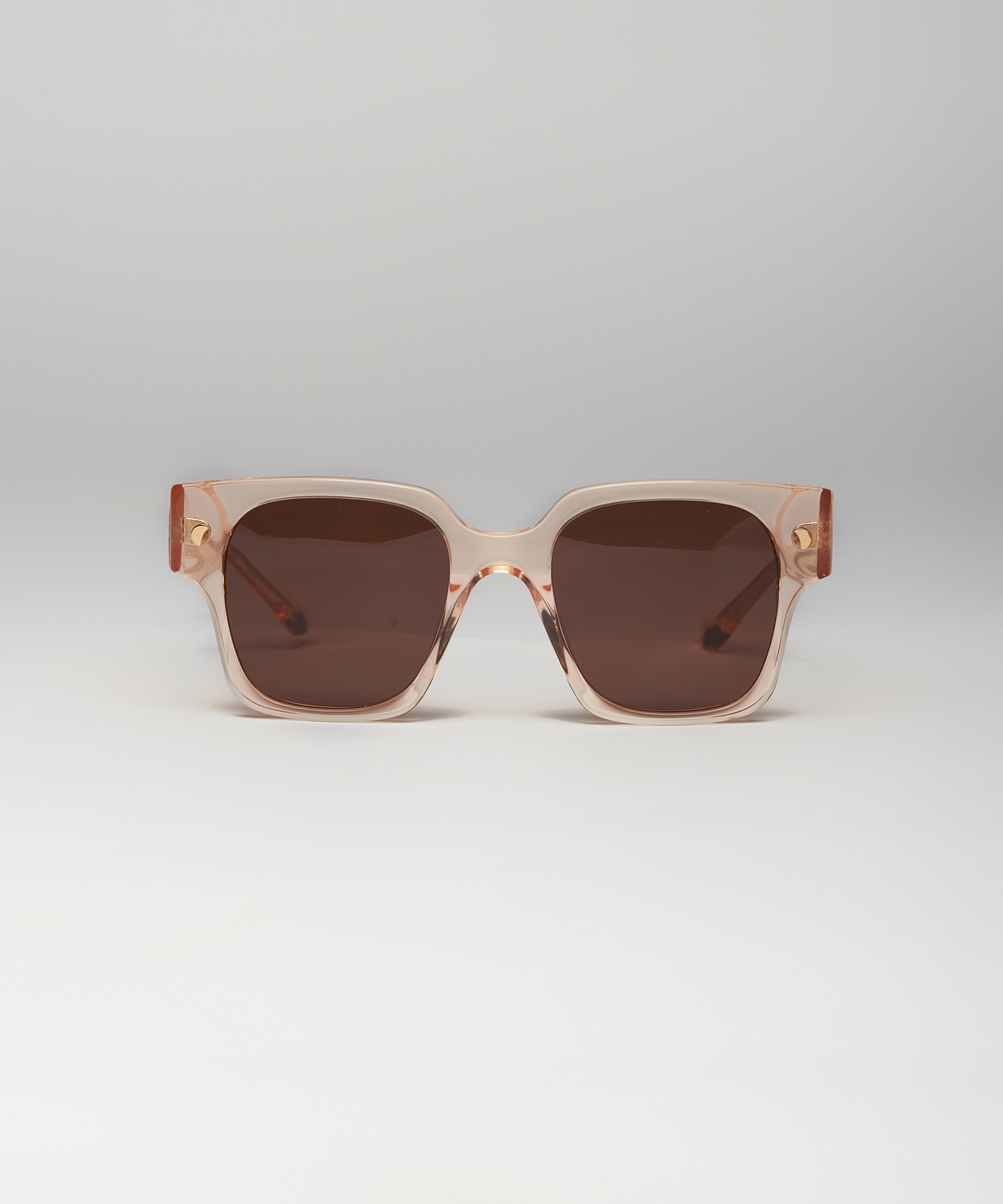 SHAE - Oversized D-frame sunglasses - Transparent champagne - 1