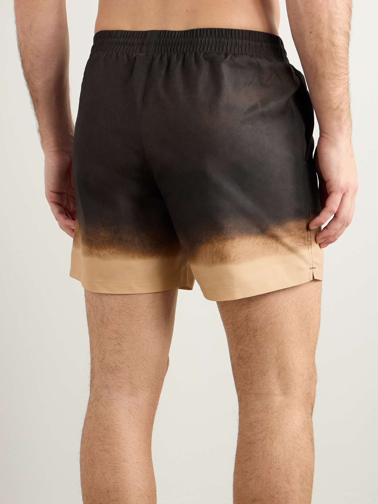 Straight-Leg Mid-Length Dégradé Swim Shorts - 3
