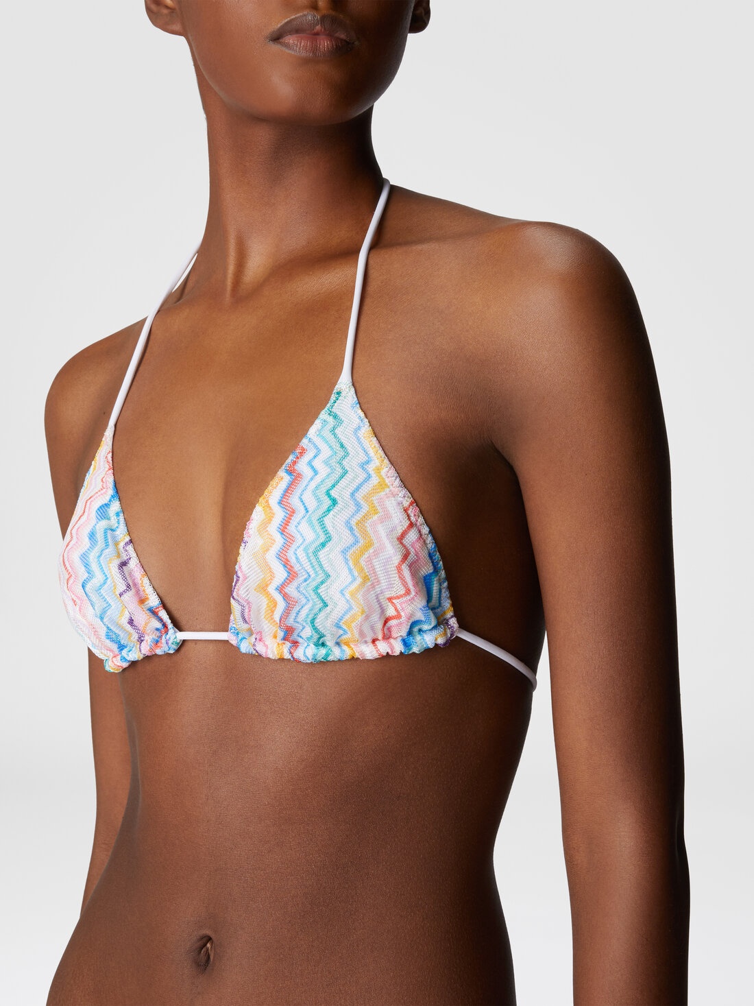 Classic bikini with zig zag pattern - 5