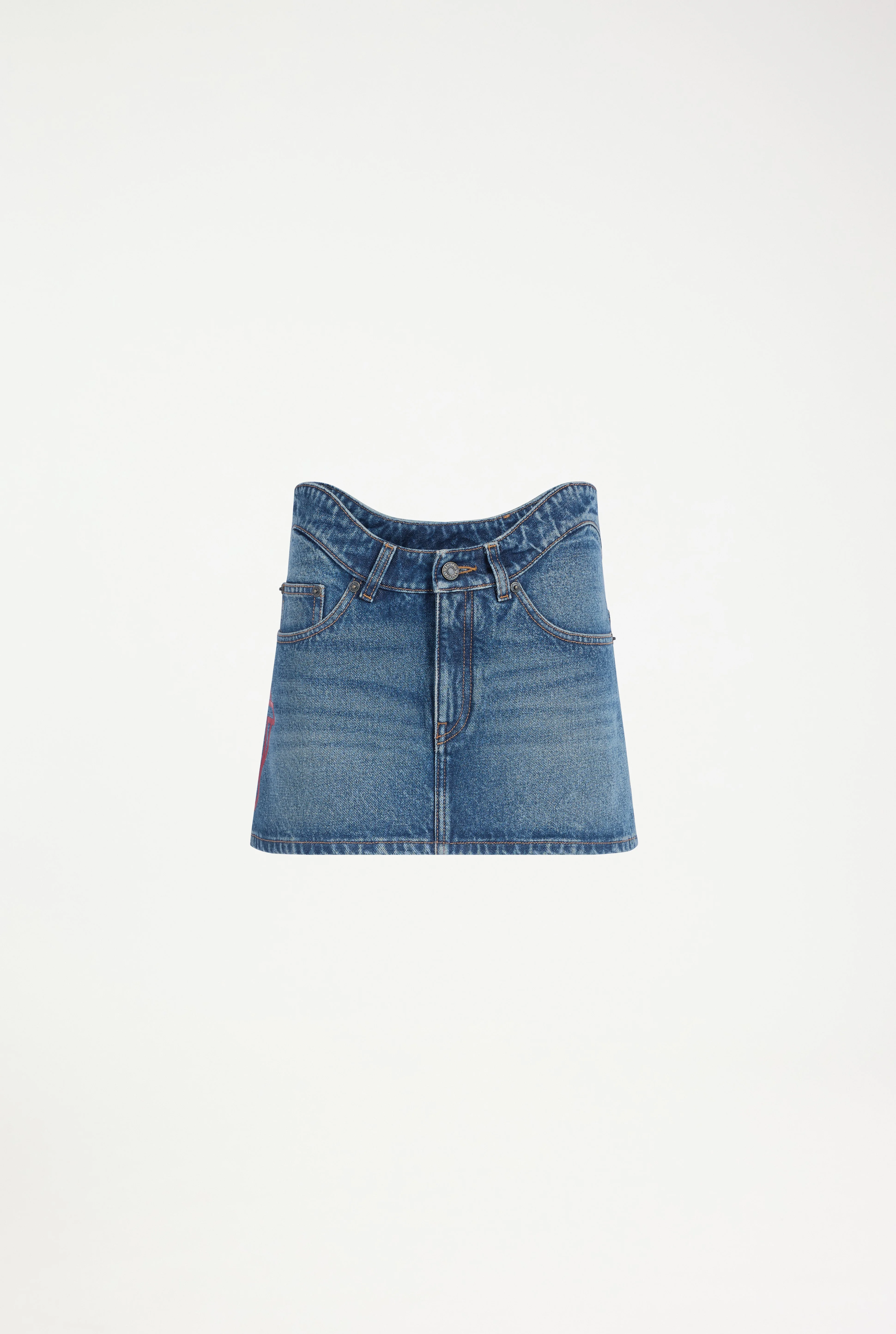 THE JPG DENIM MINI SKIRT - 1